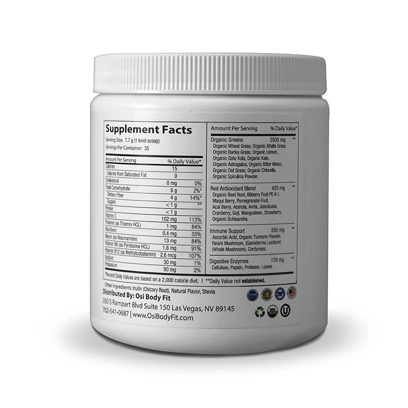 OsiBodyFit Green Super Foods Immune Supplement